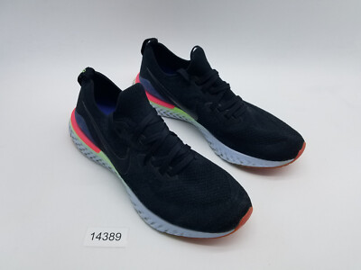 Nike Epic React Flyknit Men's Size 11 Running Shoes Black Sapphire *See  desc