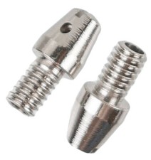 55-59 Chevygmc Truck Chrome Wiper Tower Windshield Washer Spray Nozzles