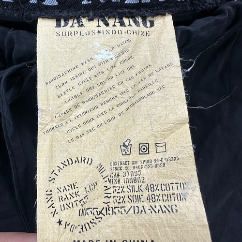 Da Nang Hose Damen Größe S Schwarz Pull On Kordelzug Weites Bein Cut Out Seidenmischung - Bild 10 von 11
