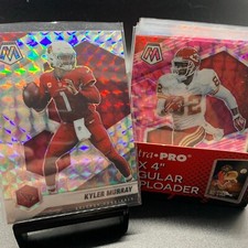 2021 Panini Mosaic Football Pink Orange & Silver Mosiac Prizms *Pick Your Card*