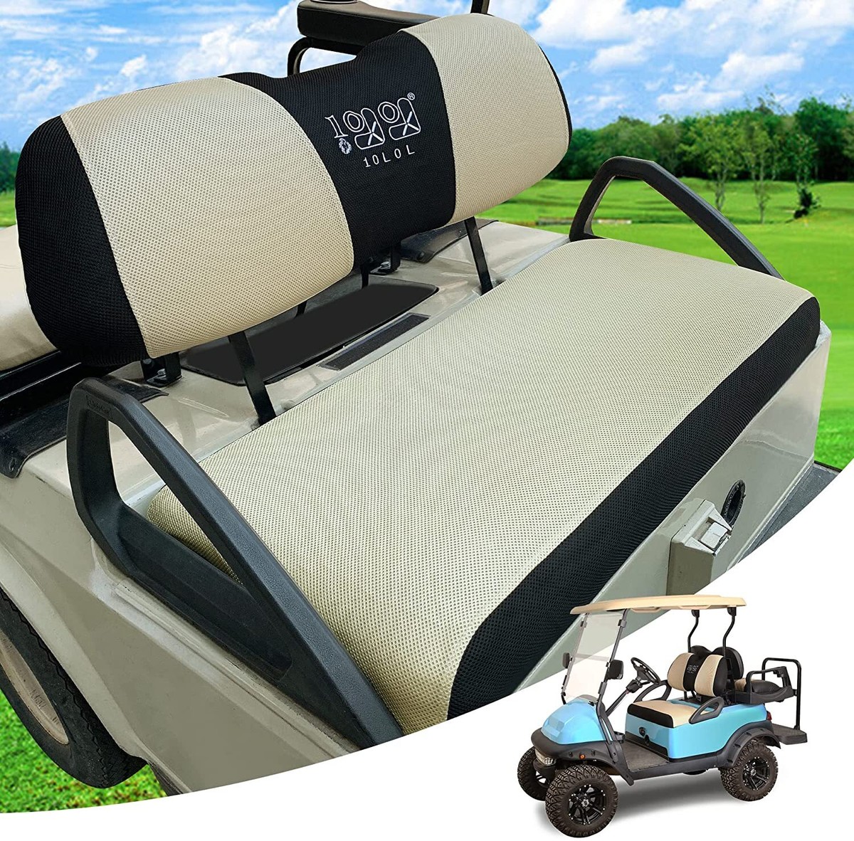 Air Spacer Golf Cart Seat Covers Amazon Mesh Golf Cart Seat Cover