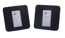 Level III AR500 Steel Armor Pair 6x6 Curved Plate Coated - Quick Ship