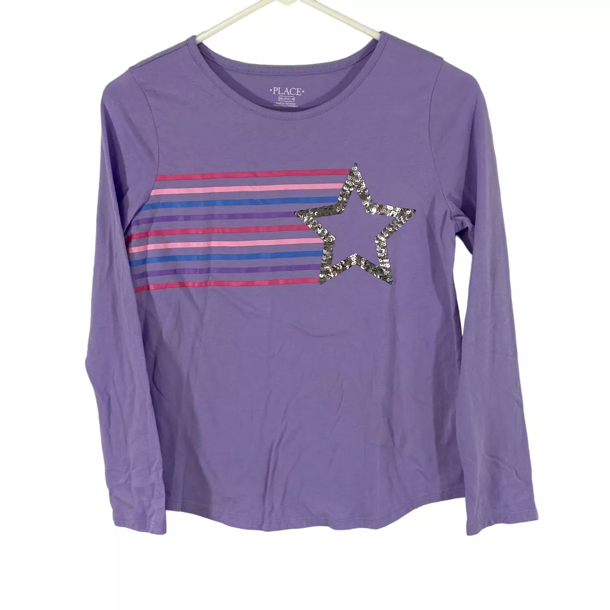 girls purple long sleeve shirt