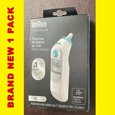 Braun ThermoScan 5 with ExactTemp Ear Thermometer - White AUTHENTIC