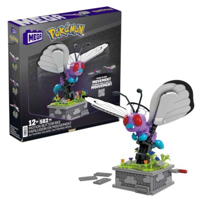 Mattel HKT22 - Mega - Pokèmon - Bewegliches Smettbo mit 582 Teilen