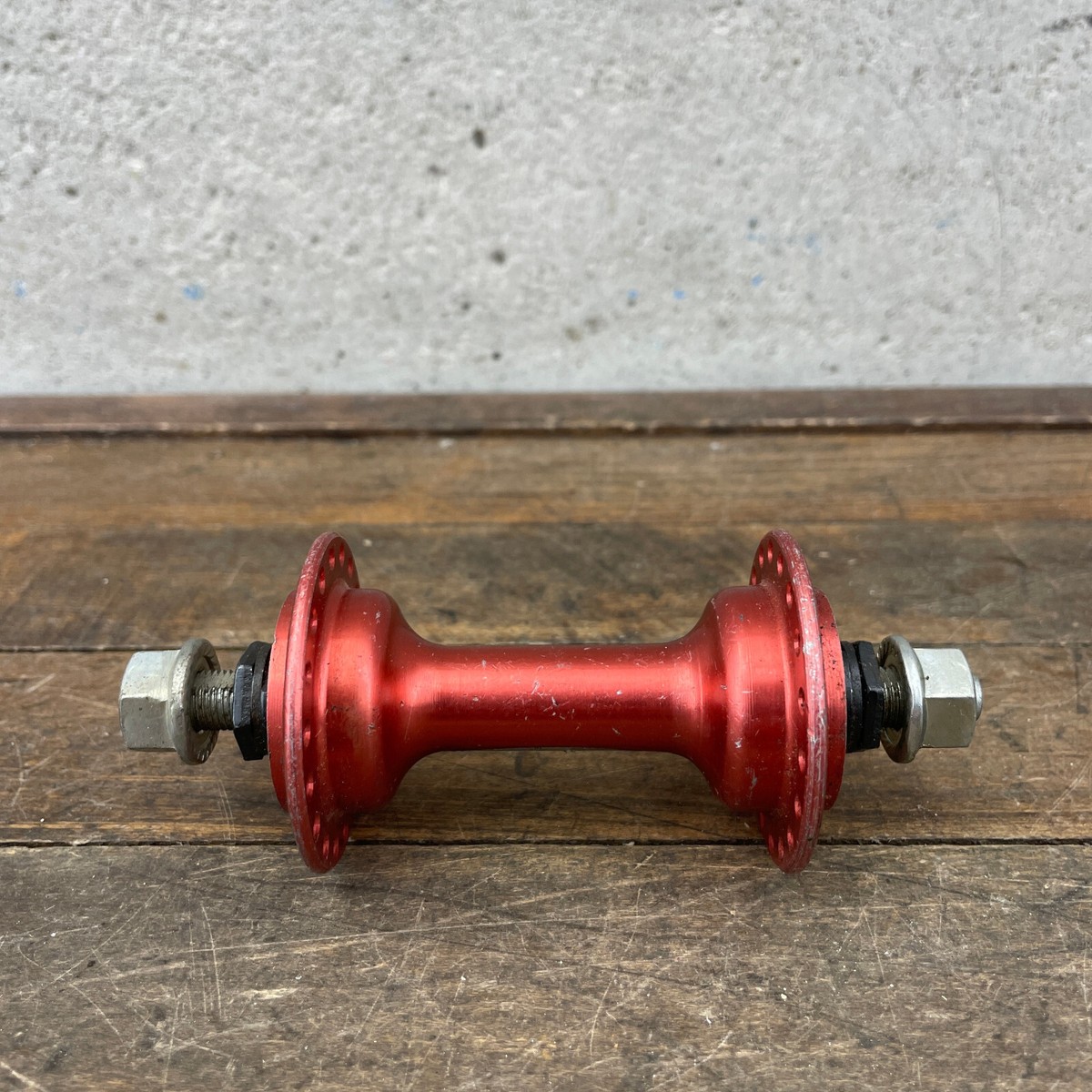 Maillard BMX Front Hub Red 80s Old School BMX Nutted 36 36h