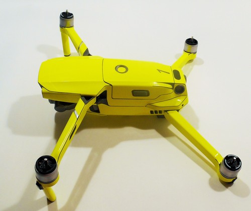 DJI MAVIC 2 PRO/ZOOM- SKIN - NEON GELB / NEON YELLOW - 3-5 Batterien / Drohne - Picture 6 of 9