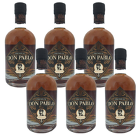 6X Don Pablo Premium Rum 40 % Vol. - 0,7L Flasche Premium