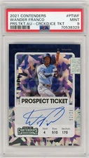 2021 Panini Contenders WANDER FRANCO Prospect Ticket Auto /23 - PSA 9