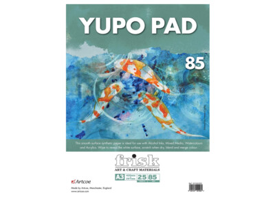 FRISK SYNTHETIC YUPO PAPER PAD - A3 85GSM - PAD OF 25 SHEETS