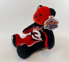 Dale Earnhardt 3 Nascar Team Speed Bears Vintage 1999 Bean Bag New With tags