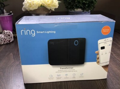 Ring Smart Lighting -Low Voltage Lighting Transformer  Black Bridge Required NEW