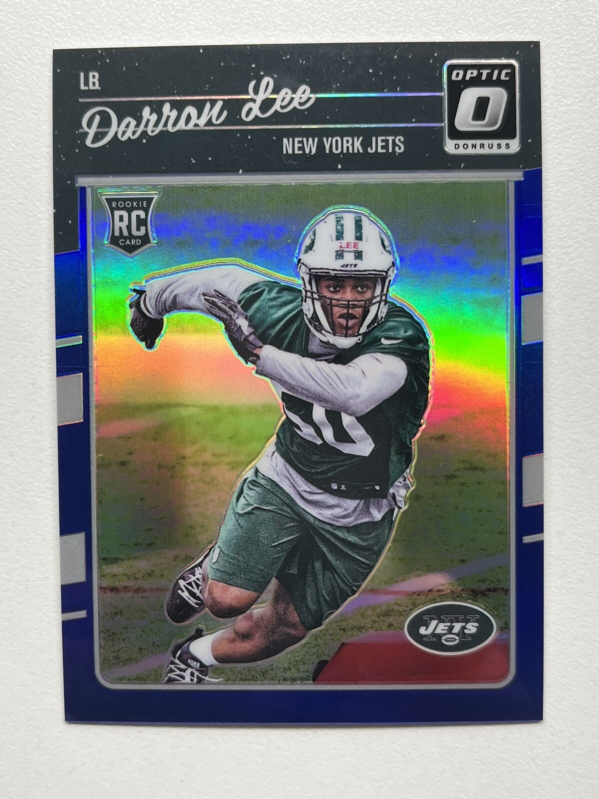 Darron Lee Panini Donruss Optic #111 Blue