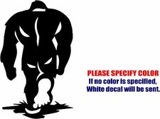 Vinyl Decal Sticker - Bigfoot Sasquatch Walking Yeti Car Truck Bumper Fun 22"