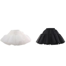 A-line Petticoat Crinoline Slips 50s Vintage Organza Underskirt 4 Layers