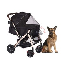 HPZ-PR America HPZ Pet Rover Premium Heavy Duty DogCat Stroller Travel Carria...
