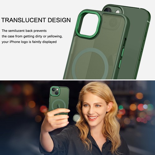 Funda magnética resistente a prueba de golpes para teléfonos MagSafe de 6,1"" para iPhone 13/14 - Imagen 79 de 102