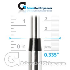 Driver Ferrules 0.335" (12.70mm Length) - Black (12 Pack)