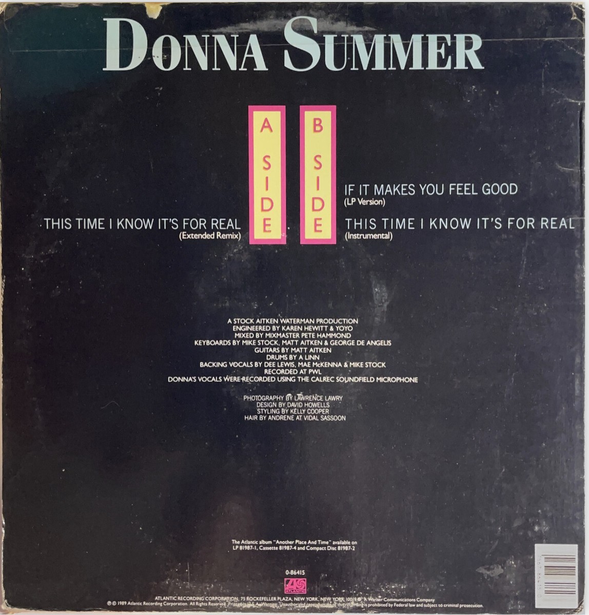 Donna Summer - This Time I Know It's For Real 12