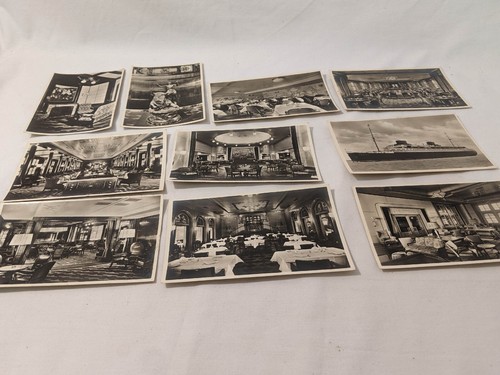 Lot Of 10 Norddeutscher Lloyd Bremen Postcards Turbinem Europa POSTCARD unposted - Picture 2 of 5