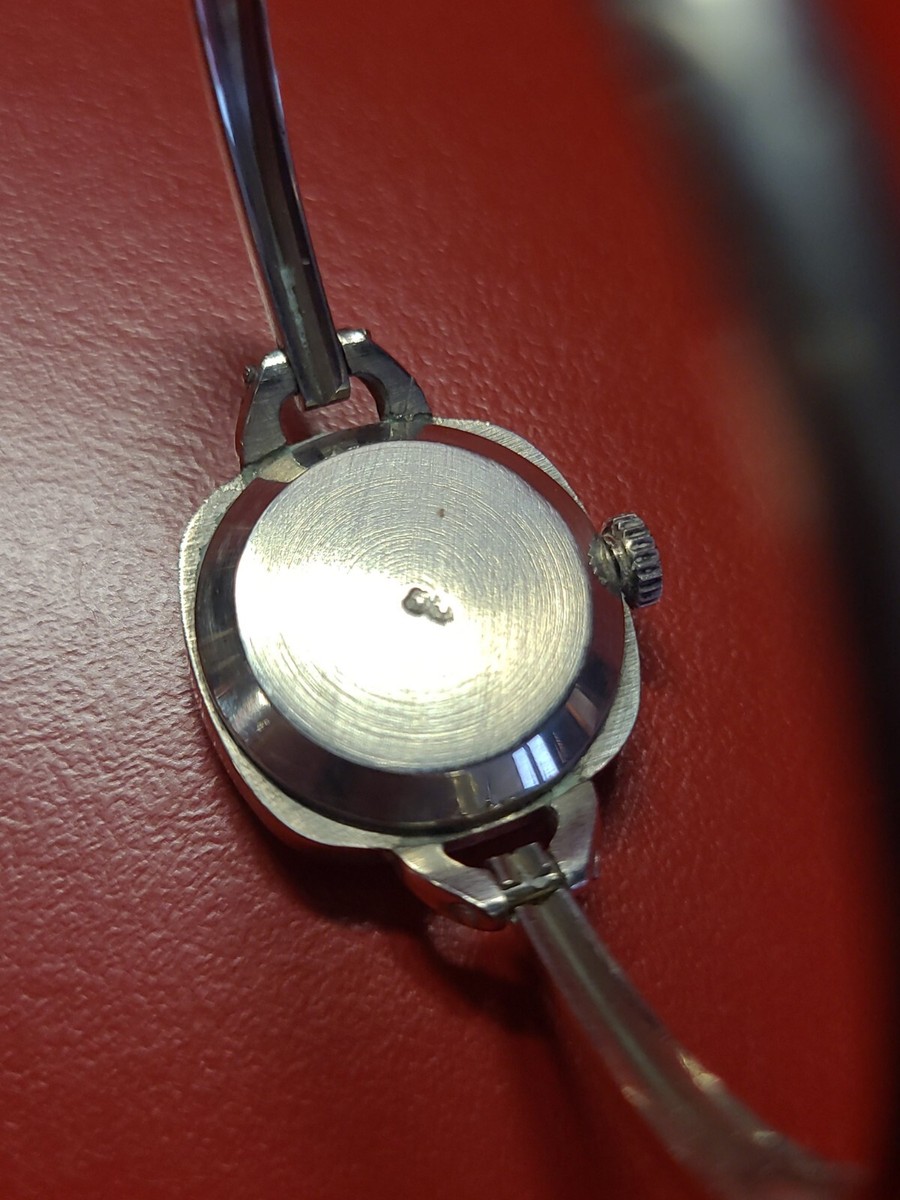 Montre Bracelet Femme PARURERIE Argent Massif Mécanique - Vintage Occasion
