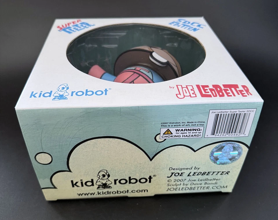 Joe Ledbetter JLED FIRMADO 2007 SDCC 6" Super Teeter LE 500 AUTOGRAFIADO Kidrobot Foto 4 de 4