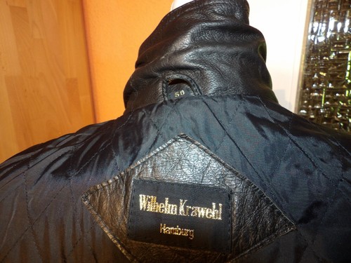 Krawehl Highway Police Motorrad Lederjacke Bikerjacke 80-90er Jahre Gr. 56 - Bild 9 von 15