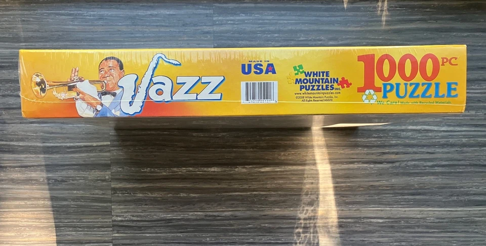 RARE White Mountain JAZZ 1000 Piece Jigsaw Puzzle - 24"x30” - Brand New - Image 4 of 4