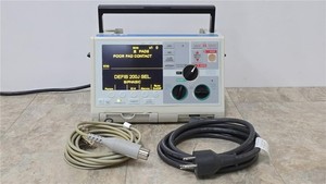 Zoll M Series Biphasic 3 Lead AED Pacing Analyze Device Power Cord Bundle