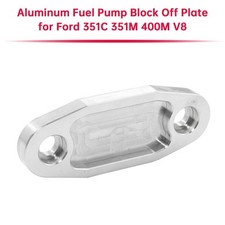 Aluminum Fuel Pump Block Off Plate for Ford 351C 351M 400M V8aa