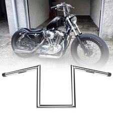 1" 25mm Chrome Tracker Handlebars Drag Bars For Harley Sportster Bobber Chopper