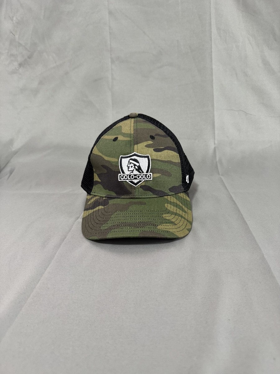 '47 Brand Colo-Colo Trucker Hat Camo Black Mesh Snapback OSFA Cap (58字符)