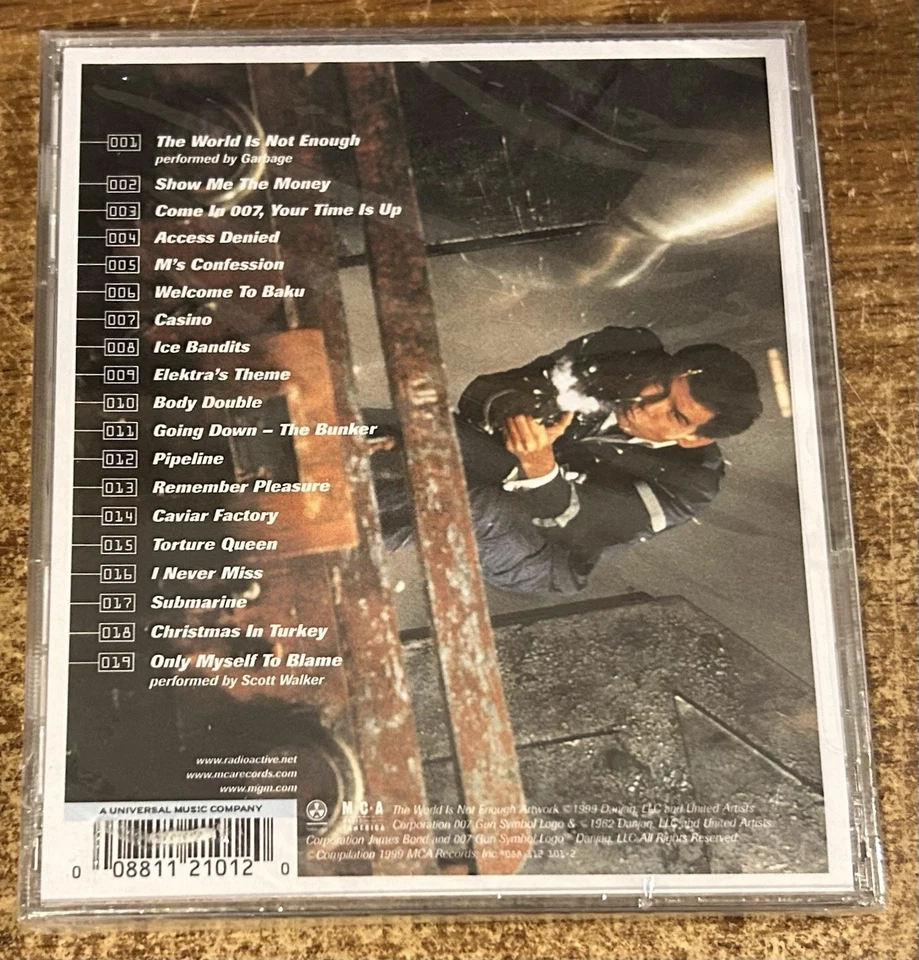 007: THE WORLD IS NOT ENOUGH Soundtrack (1999 CD) David Arnold SCOTT WALKER New! - Image 2 of 4