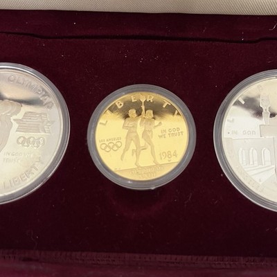 1983-84 Olympics Coin Set- Gold and Silver | eBay