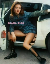 DIANA RIGG #127 BEAUTIFULLY COLORIZED PHOTO 11 X 8.5 FREE SHIPPING