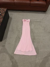 Windsor Sparkly Long Ball Gown Dress Pink Size XS Prom Formal Homecoming
