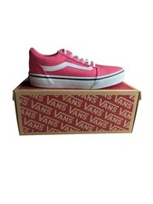 Vans Ward Missy Youth Size 2.5 Canvas Honeysuckle Girls Pink/White VN0A5HUBCHL