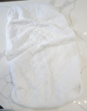 Sealy White Quilted Crib Mattress Pad Cover DMF004-R1 Unisex