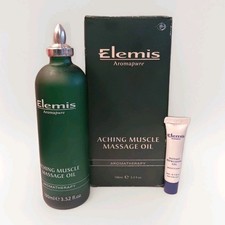 Elemis ACHING MUSCLE Massage Body Oil Aromatherapy 3.3 fl oz / 100 ml - NOS