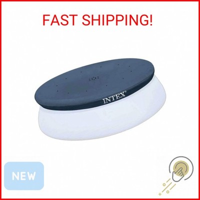 Intex 28021E Pool Cover: For 10ft Round Easy Set Pools   Includes Rope Tie   Dra