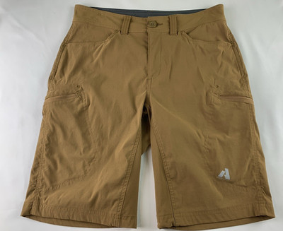 Eddie Bauer Men s Shorts First Ascent Beige Outdoor Trail Hiking Size 32