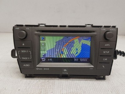 2012-2015 TOYOTA PRIUS DISPLAY SCREEN W/ APPS GPS JBL GREEN EDGE OEM 86140-47180