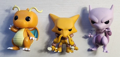 Pokemon 6 Inch Funko Pop Bundle Lot Vinyl Loose OOB Dragonite Mewtwo Alakazam