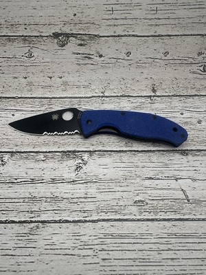 Spyderco Tenacious scales With Back Strap Plate Deep Sea Blue