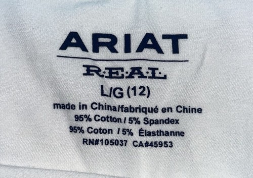 Ariat Kids Girls Long Live The West Buffalo Mountains Graphic NWT Size Large 12 - Picture 6 of 9
