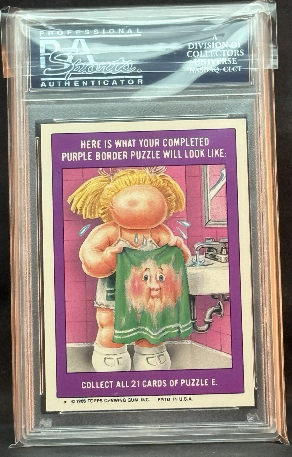 1986 GARBAGE PAIL KIDS SERIES 5 #179B STING RAY PSA 10 GEM MINT view 2