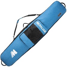 MERALIAN Snowboard Bag for Air Travel,Padded 165CM, BLK/BLUE
