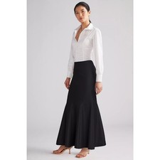 NEW Anthropologie Maeve High-Low Midi Skirt Size 4