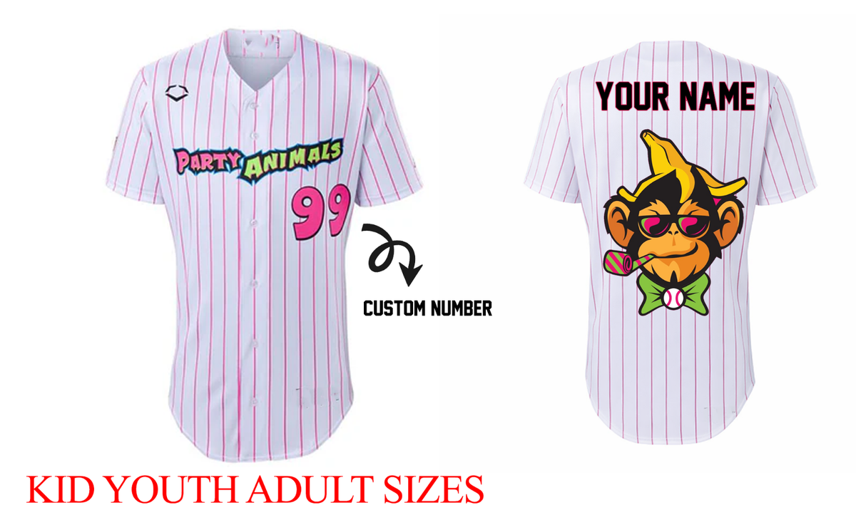 YOUTH ADULT sizes 26 Party Animals jersey All sizes JJ6401 | eBay