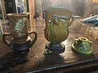 3 Beautiful But Damaged Antique Roseville Pieces So Beautiful